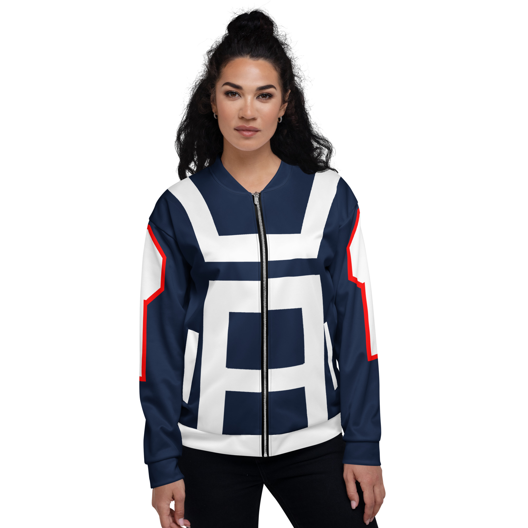 UA High (My Hero Academia) Gym Unisex Bomber Jacket - Image 7