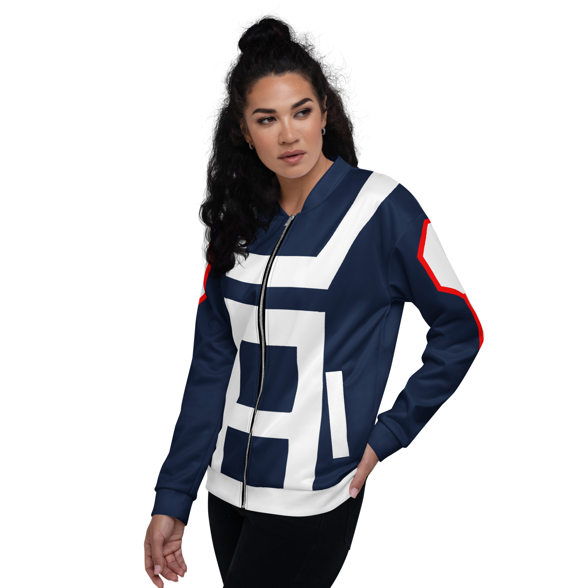UA High (My Hero Academia) Gym Unisex Bomber Jacket - Image 3
